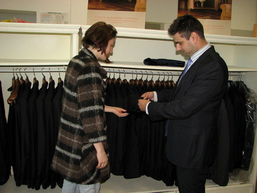 Fashion designer Mariana Razuk, a participant in the Men