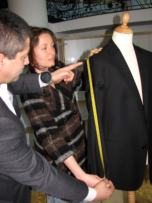 Fashion designer Mariana Razuk, a participant in the Men