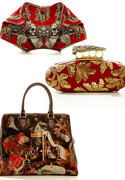 Alexander McQueen Fall/Winter 2010/2011 accessories. 