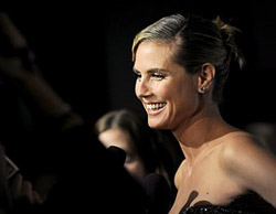 Heidi Klum has launched her debut fashion collection in New York. 