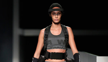 The Alexander Wang H&M collection debuts on the runway in New York 