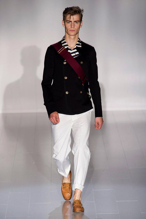 Menswear: Maritime style for Spring-Summer 2015 by Gucci