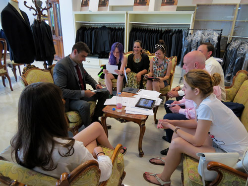 Five students from the National Academy of Art visited Richmart factory