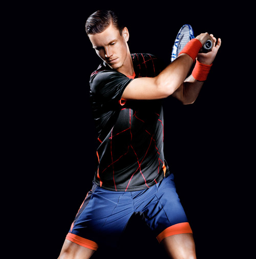 H&M unveils new tennis collection for Tomas Berdych at the London Masters
