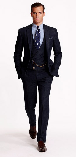 Spring-Summer 2015 Menswear trends: Blue suits