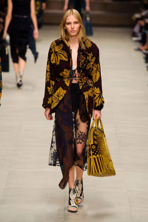 Womenswear for Fall-Winter 2014/2015 by Burberry Prorsum