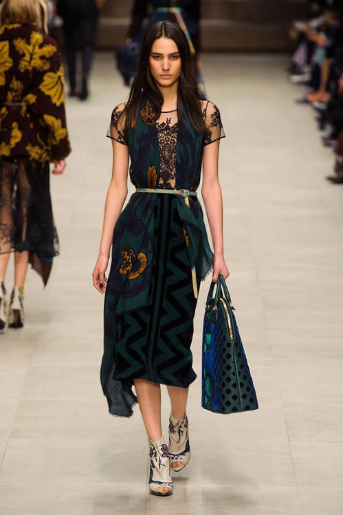 Womenswear for Fall-Winter 2014/2015 by Burberry Prorsum