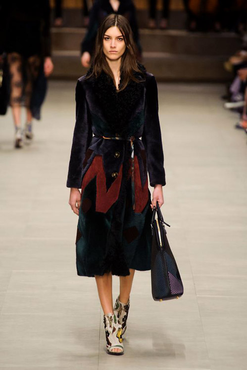 Womenswear for Fall-Winter 2014/2015 by Burberry Prorsum