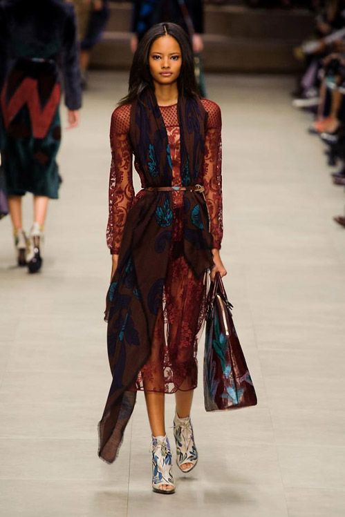 Womenswear for Fall-Winter 2014/2015 by Burberry Prorsum