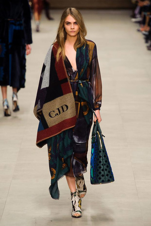 Womenswear for Fall-Winter 2014/2015 by Burberry Prorsum