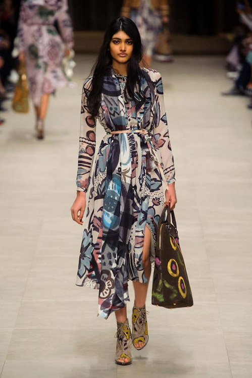 Womenswear for Fall-Winter 2014/2015 by Burberry Prorsum