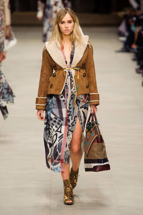 Womenswear for Fall-Winter 2014/2015 by Burberry Prorsum