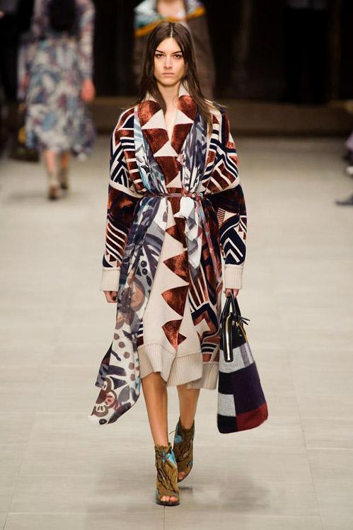 Womenswear for Fall-Winter 2014/2015 by Burberry Prorsum