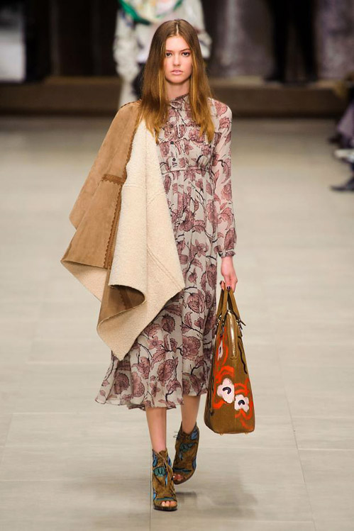 Womenswear for Fall-Winter 2014/2015 by Burberry Prorsum