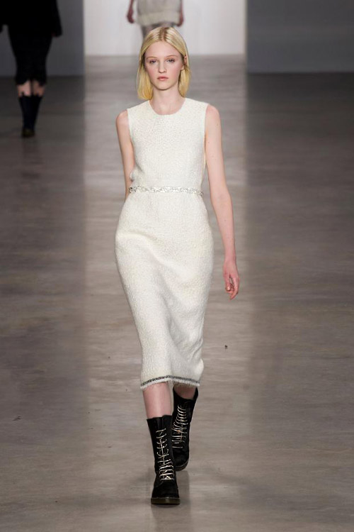 Sweater dresses and coziness for Fall-Winter 2014/2015 by Calvin Klein