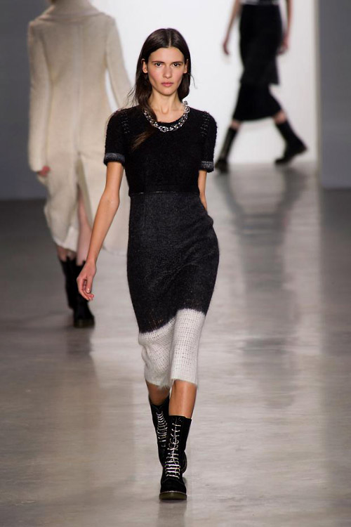 Sweater dresses and coziness for Fall-Winter 2014/2015 by Calvin Klein