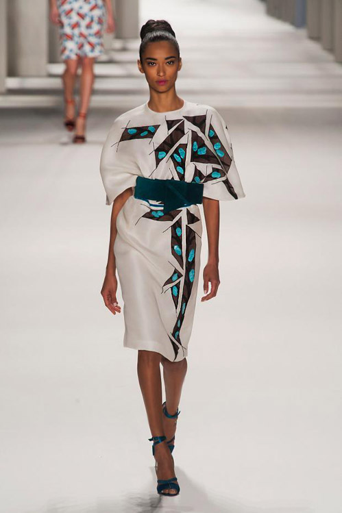 Elegance and style during the MBFW in Carolina Herrera Fall-Winter 2014/2015 collection