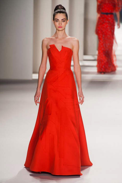 Elegance and style during the MBFW in Carolina Herrera Fall-Winter 2014 ...