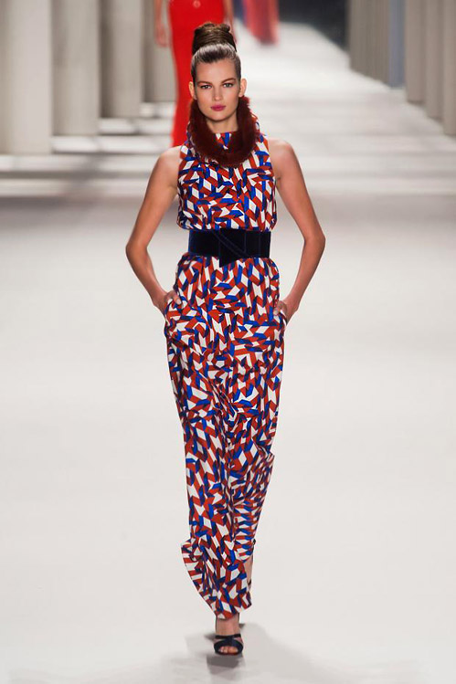 Elegance and style during the MBFW in Carolina Herrera Fall-Winter 2014/2015 collection