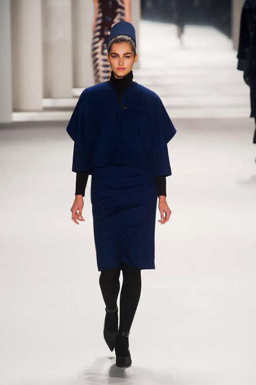 Elegance and style during the MBFW in Carolina Herrera Fall-Winter 2014/2015 collection