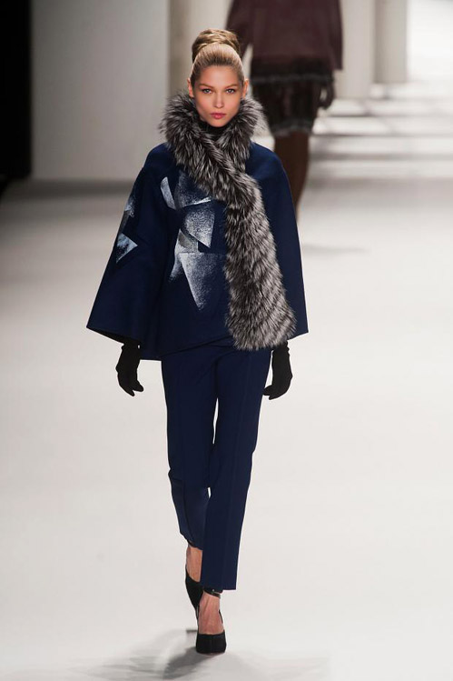 Elegance and style during the MBFW in Carolina Herrera Fall-Winter 2014/2015 collection