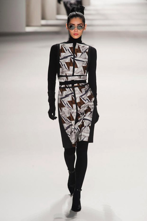 Elegance and style during the MBFW in Carolina Herrera Fall-Winter 2014/2015 collection