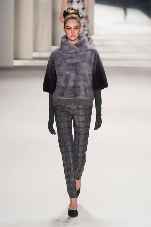 Elegance and style during the MBFW in Carolina Herrera Fall-Winter 2014/2015 collection