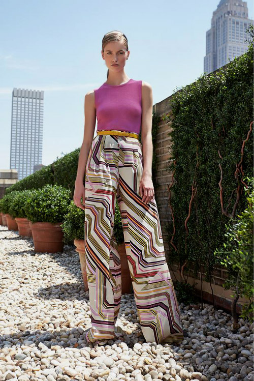 Prints and seasonless in Carolina Herrera Resort 2014 collection