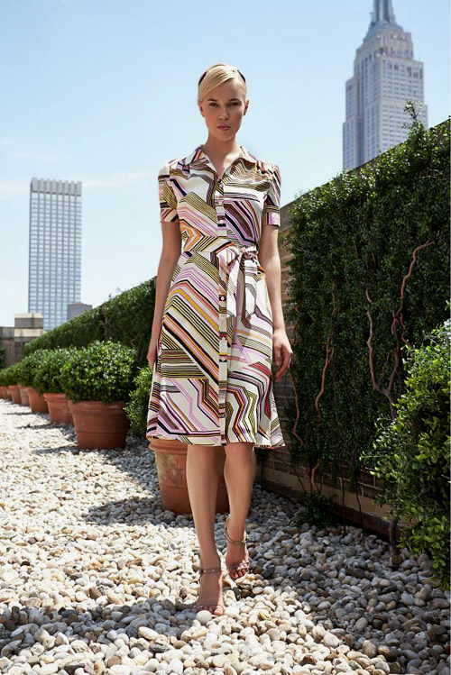 Prints and seasonless in Carolina Herrera Resort 2014 collection