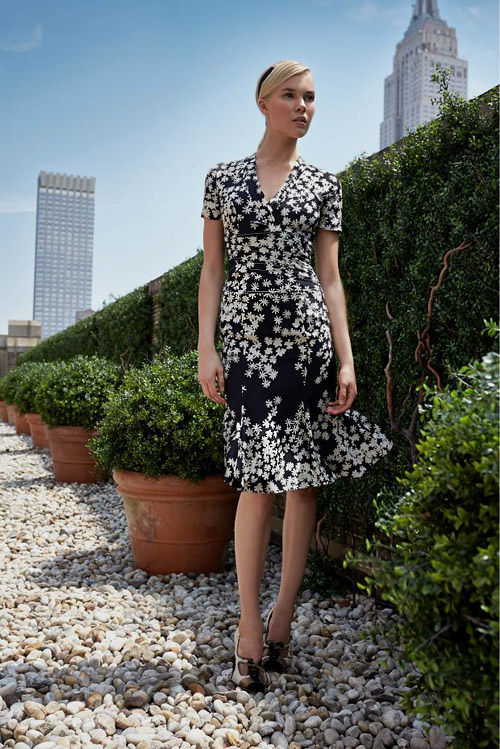 Prints and seasonless in Carolina Herrera Resort 2014 collection