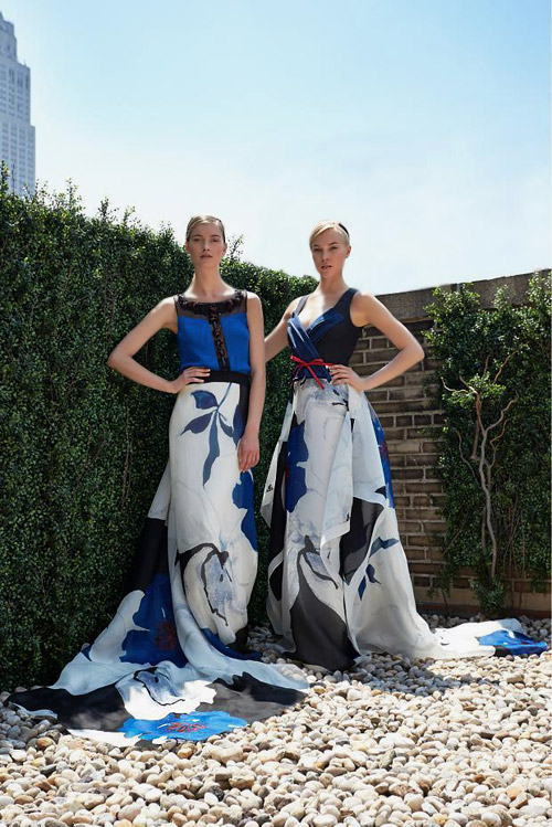 Prints and seasonless in Carolina Herrera Resort 2014 collection