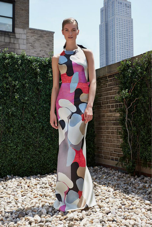 Prints and seasonless in Carolina Herrera Resort 2014 collection