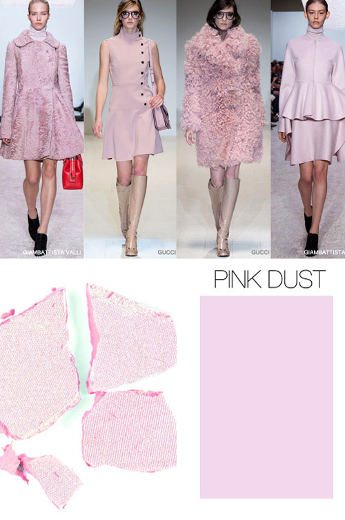 Pink is the key color trend for Fall-Winter 2015/2016