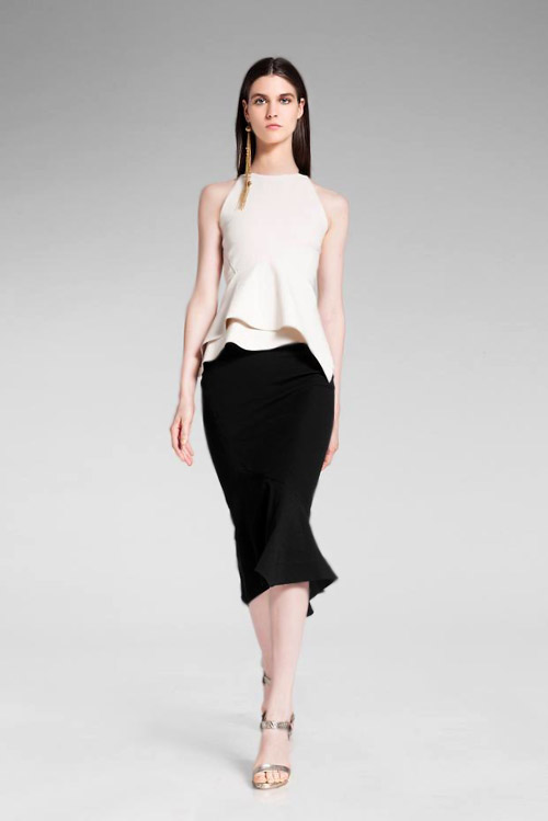 Femininity and elegance in Donna Karan Resort 2014