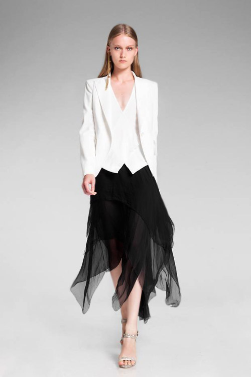 Femininity and elegance in Donna Karan Resort 2014