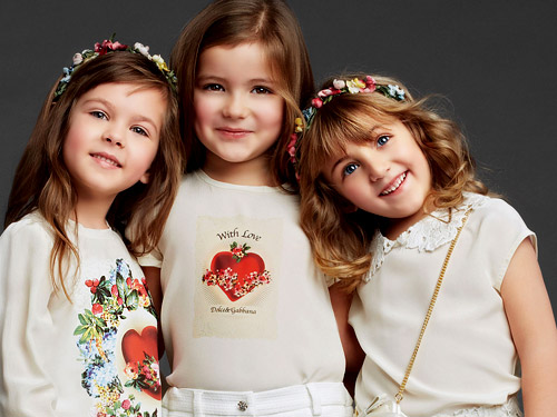 Dolce & Gabbana Fall-Winter 2013/2014 Girls wear