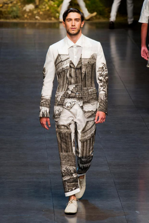 Spring-Summer 2014 Menswear collection by Dolce & Gabbana 