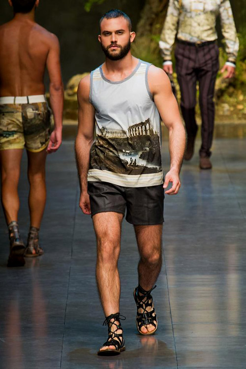 Spring-Summer 2014 Menswear collection by Dolce & Gabbana 