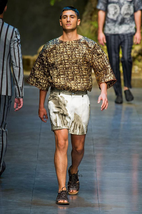 Spring-Summer 2014 Menswear collection by Dolce & Gabbana 