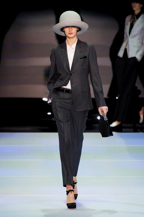 Emporio Armani womenswear collection for Fall-Winter 2014/2015