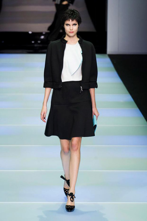 Emporio Armani womenswear collection for Fall-Winter 2014/2015