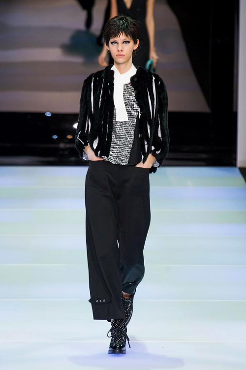 Emporio Armani womenswear collection for Fall-Winter 2014/2015