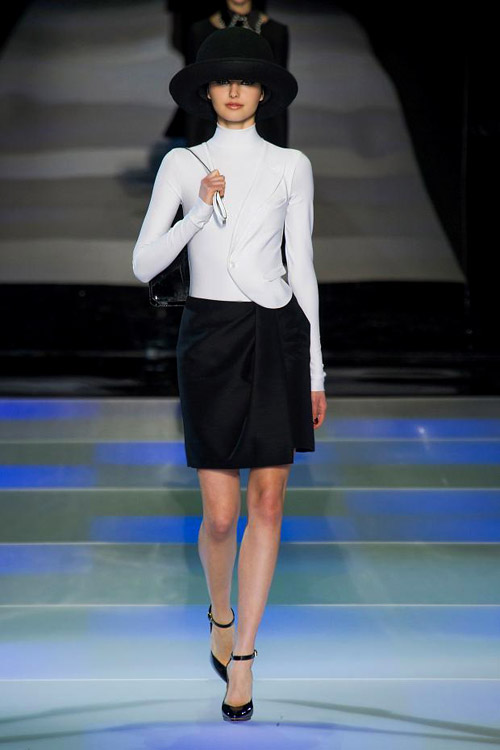 Emporio Armani womenswear collection for Fall-Winter 2014/2015