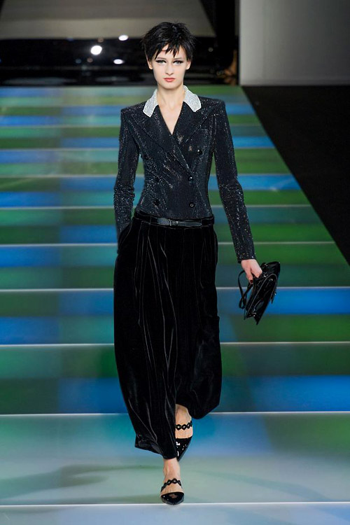 Emporio Armani womenswear collection for Fall-Winter 2014/2015