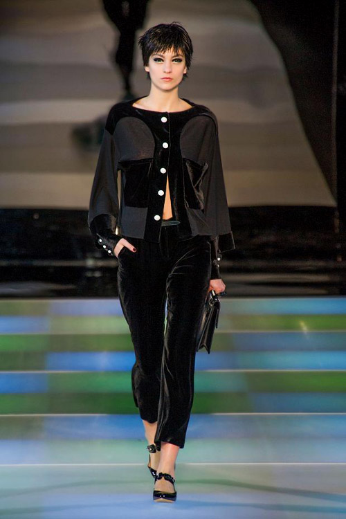 Emporio Armani womenswear collection for Fall-Winter 2014/2015