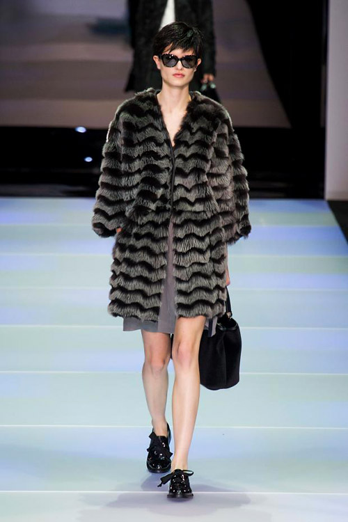 Emporio Armani womenswear collection for Fall-Winter 2014/2015