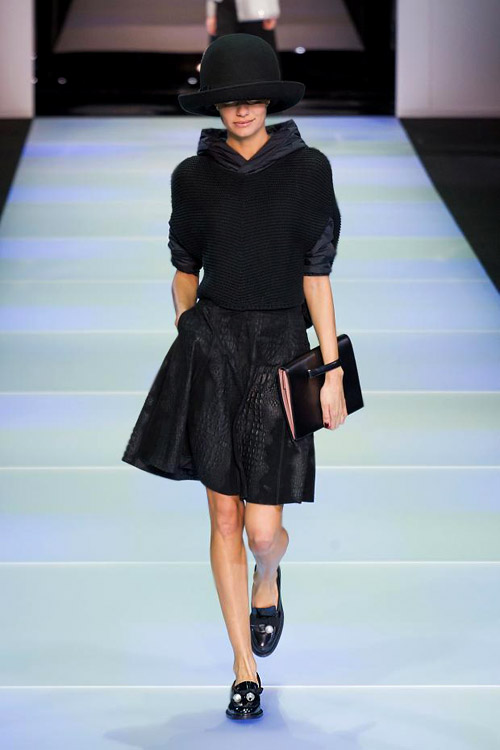 Emporio Armani womenswear collection for Fall-Winter 2014/2015