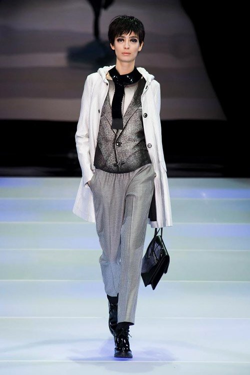 Emporio Armani womenswear collection for Fall-Winter 2014/2015