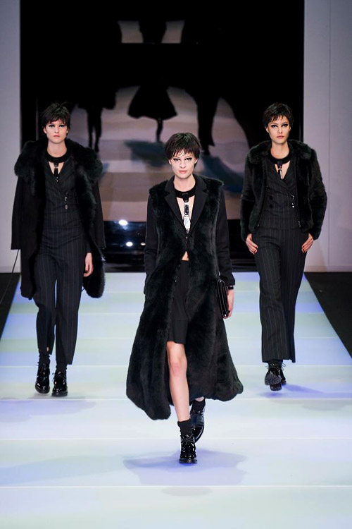 Emporio Armani womenswear collection for Fall-Winter 2014/2015