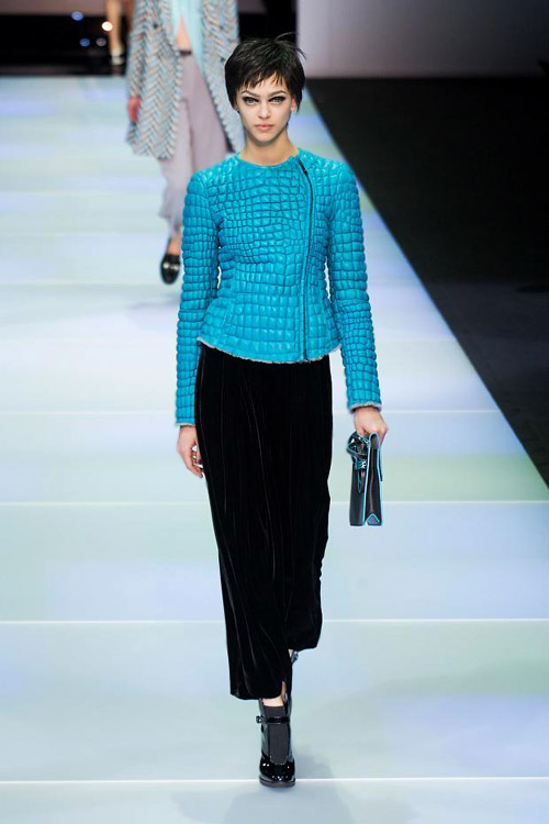 Emporio Armani womenswear collection for Fall-Winter 2014/2015